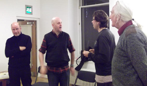 Endangered Languages improv at Scottish Writers' Centre, Dec 2014